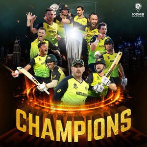 Australia Cricket Championship Poster Wallpaper