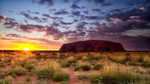 Australian Outback Sunset Wallpaper
