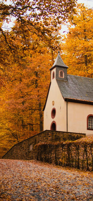 Autumn Iphone Kapelle St. Antonius Wallpaper