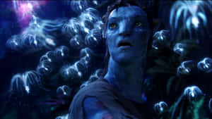 Avatar Pandora Floating Fantasy Light Creature Wallpaper