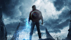 Avengers End Game Captain America Laptop Wallpaper