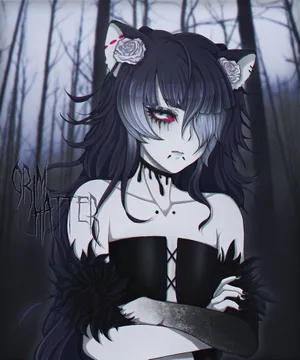 Awe-inspiring Emo Anime With Gleeful Grin Wallpaper