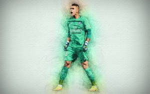 Awesome Alphonse Areola Full Body Illustration Wallpaper