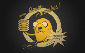 Awesome Jake Making Pancakes Wallpaper