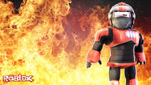 Awesome Roblox Boy Having A Great Time Playing Online! Wallpaper