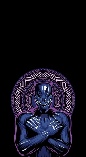 Awesome Wakanda Forever Pose Wallpaper