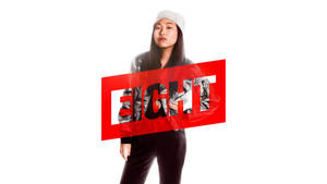 Awkwafina Eight Minimalist Photograph Wallpaper