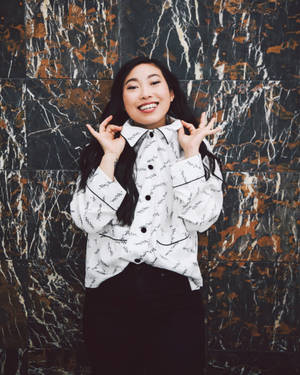 Awkwafina Over-sized Polo Wallpaper