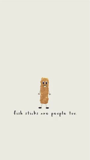 Awkward Fish Stick Wallpaper