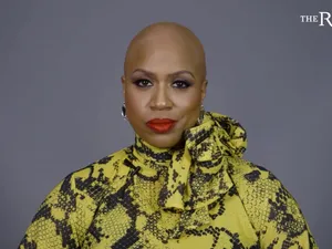Ayanna Pressley During An Interview Wallpaper