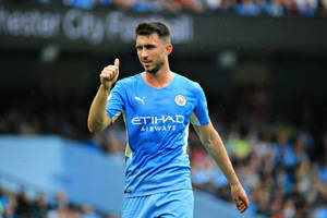 Aymeric Laporte Doing Thumbs Up Wallpaper