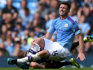 Aymeric Laporte Getting Hurt Wallpaper