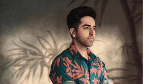 Ayushmann Khurrana In Floral Polo Wallpaper