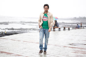 Ayushmann Khurrana In Seaside Wallpaper