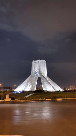 Azadi Tower At Night Wallpaper