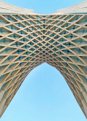 Azadi Tower Beautiful Patterns Wallpaper