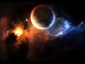 Azoic Era Outer Space Wallpaper