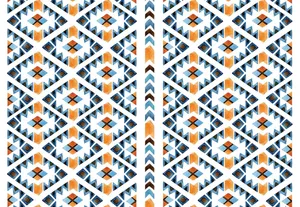 Aztec Pattern Geometric Design Wallpaper