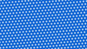 Azure Blue With Gray Polka Dots Wallpaper