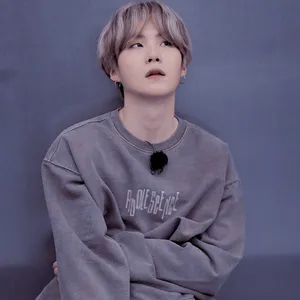 B T S Suga Monochrome Aesthetic Wallpaper