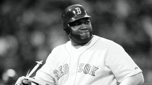 B&w Boston Red Sox David Ortiz Wallpaper