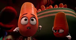 Baby Carrots Sausage Party Wallpaper
