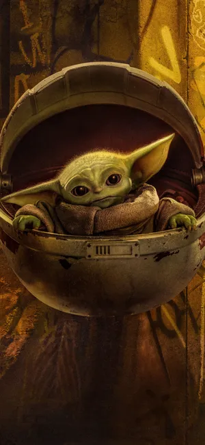 Baby Yoda Tilting Head Iphone Wallpaper
