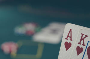 Baccarat Ace And King Of Hearts Desktop Wallpaper Wallpaper