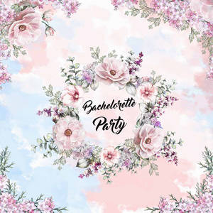 Bachelorette Party With Flower Frame Wallpaper