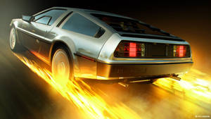 Back To The Future Delorean Turbo Wallpaper