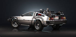 Back To The Future Gray Delorean Wallpaper