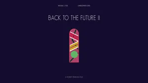 Back To The Future Minimalist Poster Wallpaper