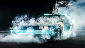 Back To The Future Smoke Hd Wallpaper