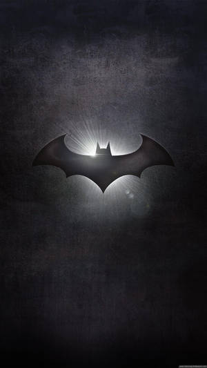 Backlit Batman Logo Iphone Wallpaper