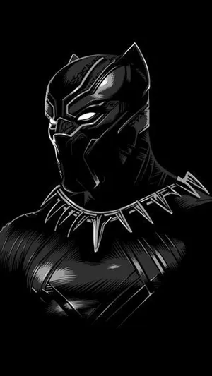 Badass Black Panther Hero Wallpaper