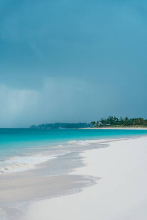 Bahamas Fine Pastel Blue Beach Wallpaper