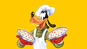 Baker Goofy With Pies Wallpaper