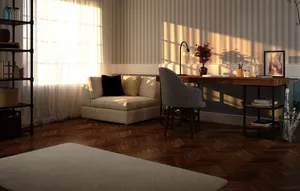 Balance Your Work And Leisure With A Beautiful Home Office Wallpaper