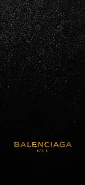 Balenciaga Gold And Black Wallpaper