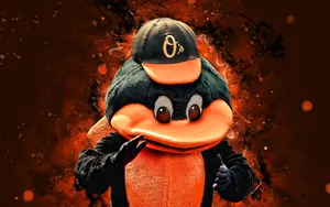 Baltimore Orioles Bird Mascot Wallpaper