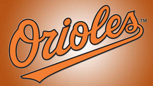 Baltimore Orioles Wordmark Wallpaper