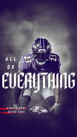 Baltimore Ravens Football Anthony Averett Wallpaper