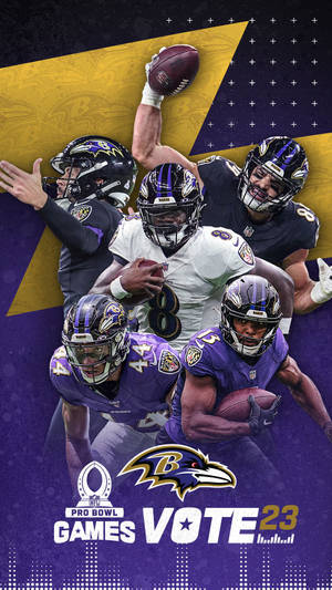 Baltimore Ravens Pro Bowlers Iphone Wallpaper