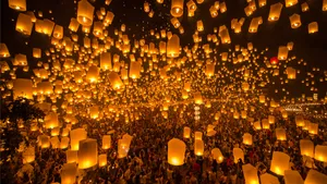 Bangkok Thailand's Loi Krathong Wallpaper