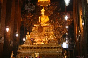Bangkok Wat Pho Principal Buddha Wallpaper