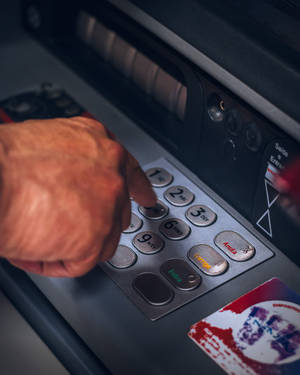 Bank Atm Machine Buttons Wallpaper