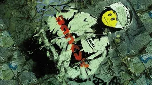 Banksy Police Wall Art Wallpaper