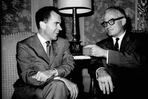 Barry Goldwater With Richard Nixon Wallpaper