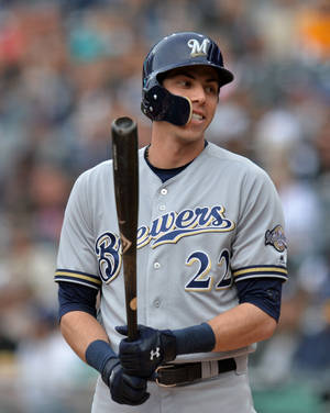 Baseball Player Christian Yelich Wallpaper