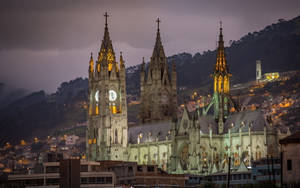 Basílica Del Voto Nacional Church Wallpaper